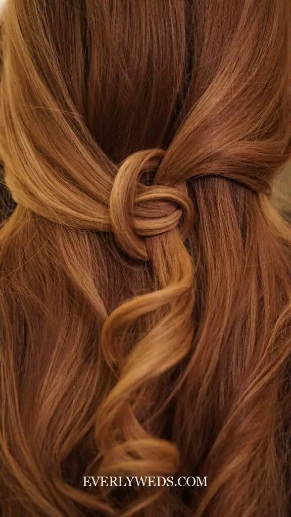 brown hair on white textile