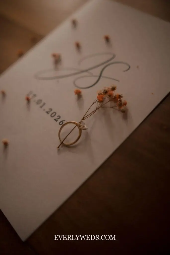 unique modern wedding invitations with mixed formal and casual typography elements
