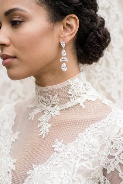 8 Wedding Dress Necklines And Exactly What Bridal Jewelry Goes With Each