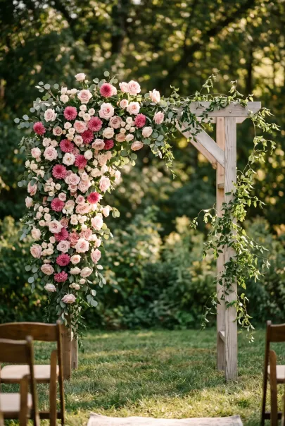 Wedding Arch Flowers by Budget: What $300, $600, and $1,500 Each Look Like