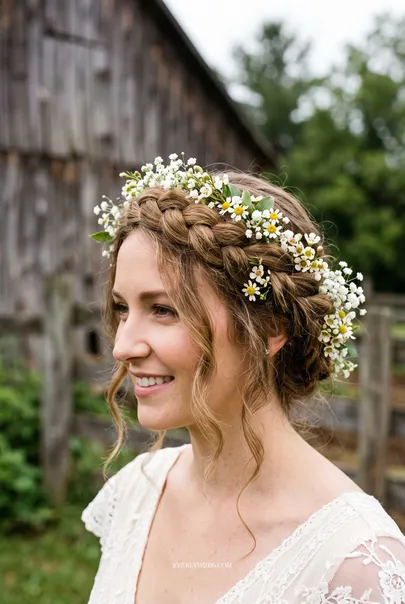 9 Boho Bridal Hairstyles That Hold Up Through A Full Wedding Day