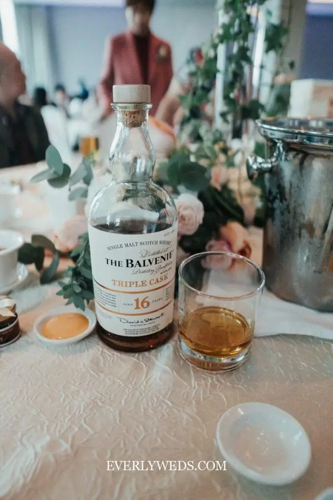 signature cocktail drink dispenser limited bar cheap wedding reception ideas on a budget