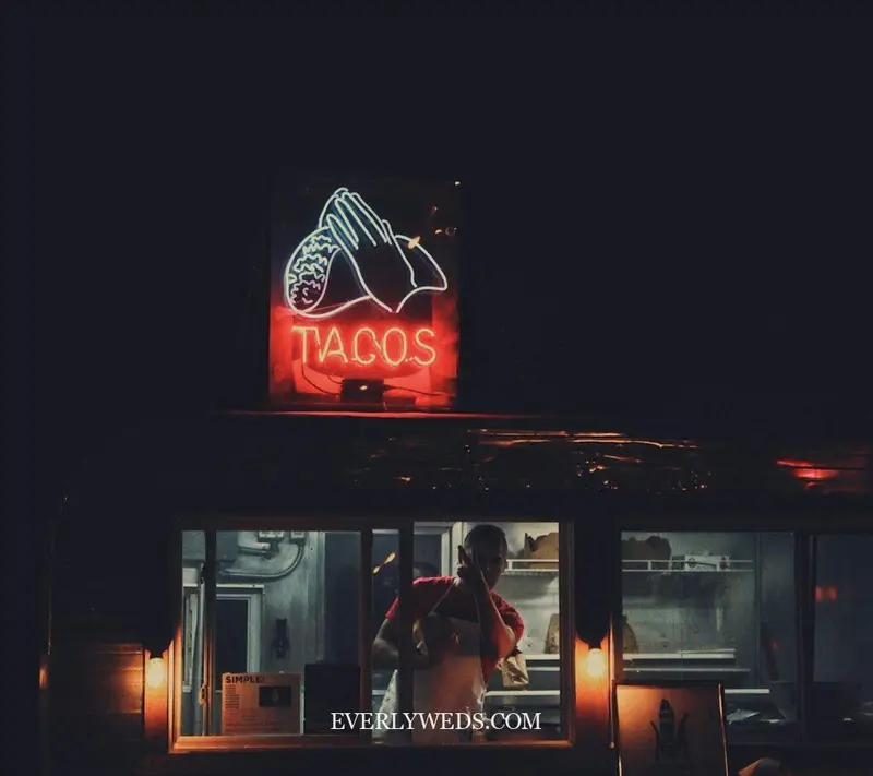 Tacos food stall